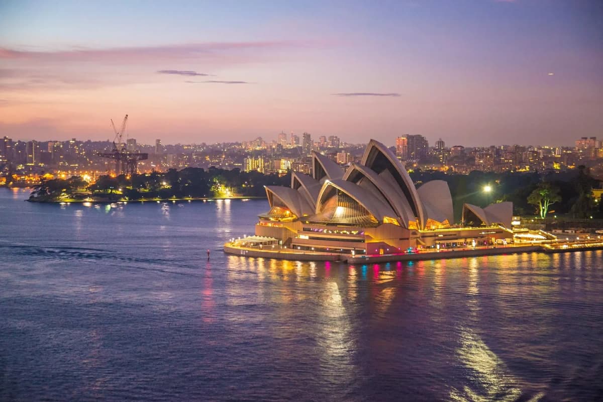 Sydney ao entardecer