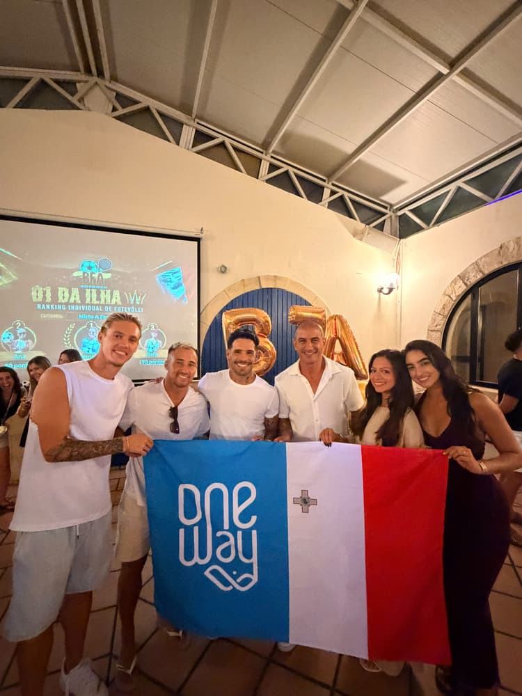 Equipe da One Way em Malta
